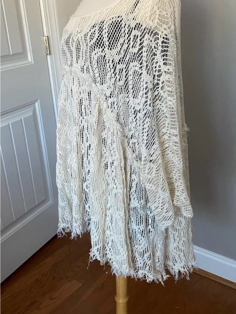 Free People Ripped and Torn Babydoll Tunic